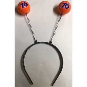 Union 76 Vtg Bouncing Antenna Ball Head Band Halloween Gas Station Promo 927A